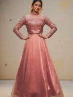 blush pink embellished lehenga set