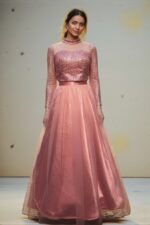 blush pink embellished lehenga set