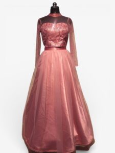 blush pink embellished lehenga set